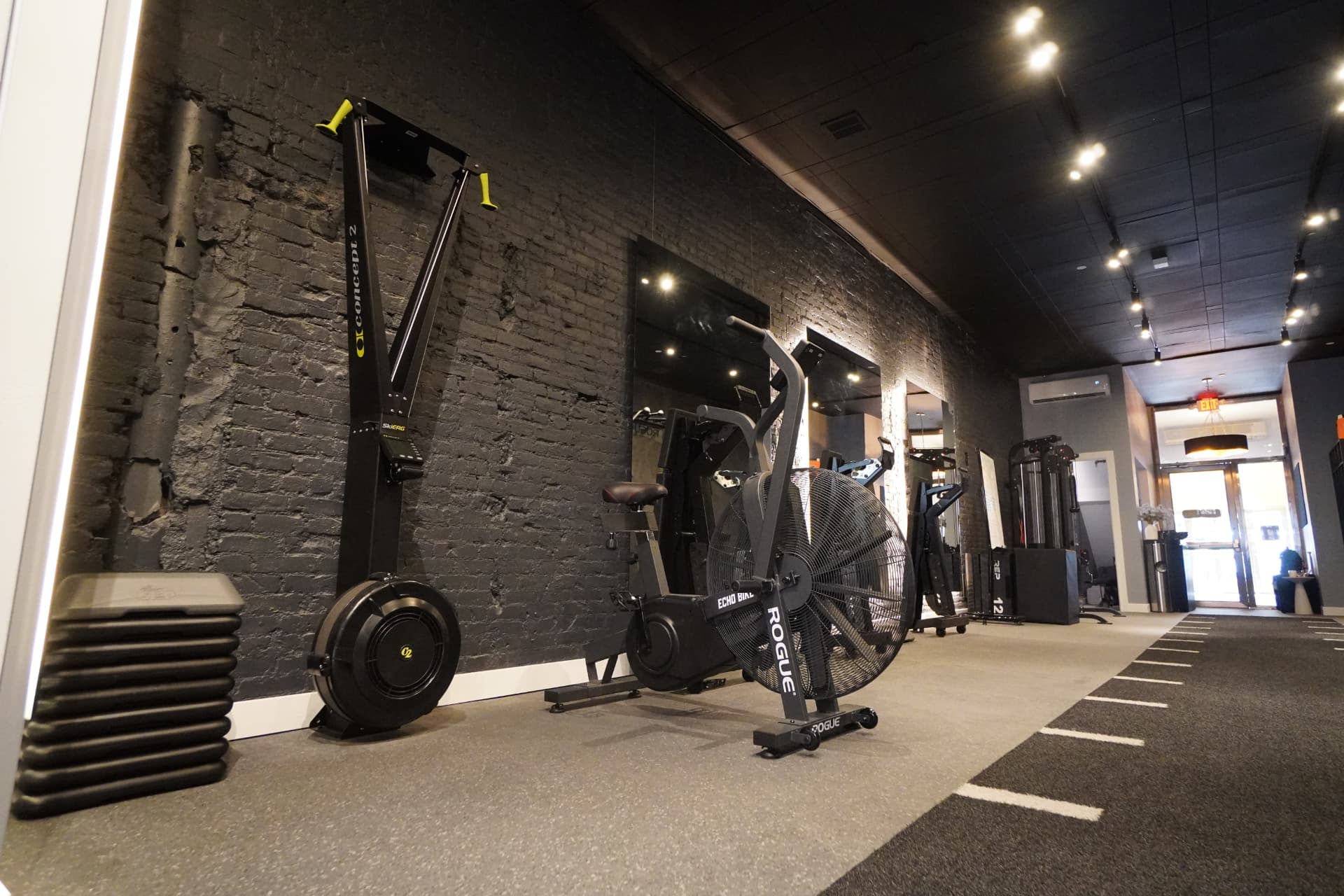 Equipment and training space inside PWR 72 on the Upper West Side